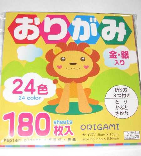 180s Japanese Origami Folding Paper#2423 (One Sided)