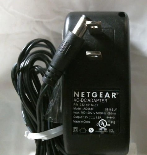 Genuine Netgear Power Supply AC Adapter 12V 1.5A Model: AD661F & 332-10114-01