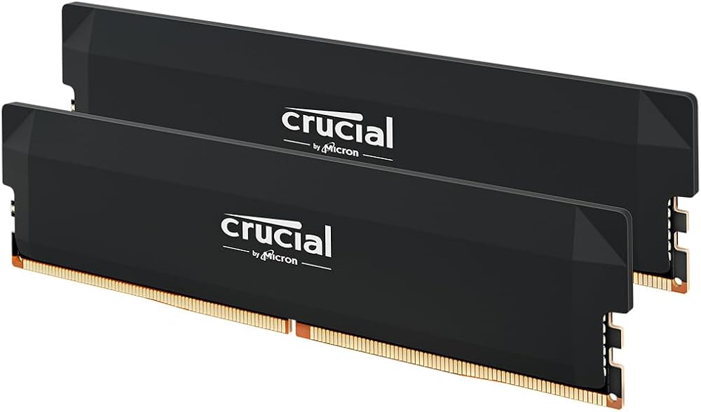 Crucial Pro DDR5 RAM 32GB Kit 2x16GB 6400MHz CL38 XMP 3.0 EXPO