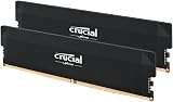 Crucial Pro DDR5 RAM 32GB Kit 6000MHz CL36 XMP 3.0 EXPO Black
