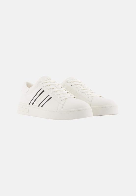 Male London, Side Stripes, Color Contrast, Sneaker,White,11