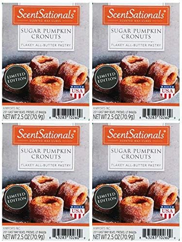 Scentsationals Sugar Pumpkin Cronuts Wax Cubes - 4-Pack