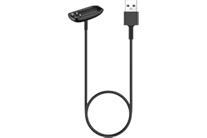 Mixblu Charger Cable Cord Replacement for Fitbit Inspire 3 Smartwatch (1.0Ft)