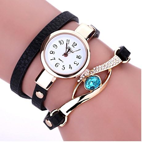 Liibot Women's Vintage Luxury Quartz Wrist Watch Leather Analog Watch Gift - Gold