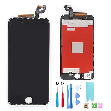 euskDE LCD Touchscreen Für iPhone 6S Display Ersatz Bildschirm Front Komplettes Glas mit Werkzeuge Für iPhone 6S Schwarz 4.7'