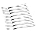 Obston 12 Pieces Small Dessert Forks, Bistro Cocktail Forks, 5.27 Inches