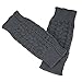SBParts Winter Stylish Women Warm Winter Arm Warmer Knit Fingerless Long Gloves - Dark Gray