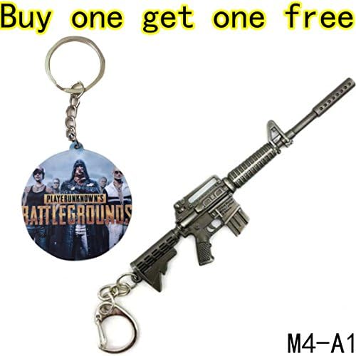 Playerunknown's Battlegrounds Weapon PUBG Collection Chicken Dinner GunKey Chain (M4-A1 Gun)