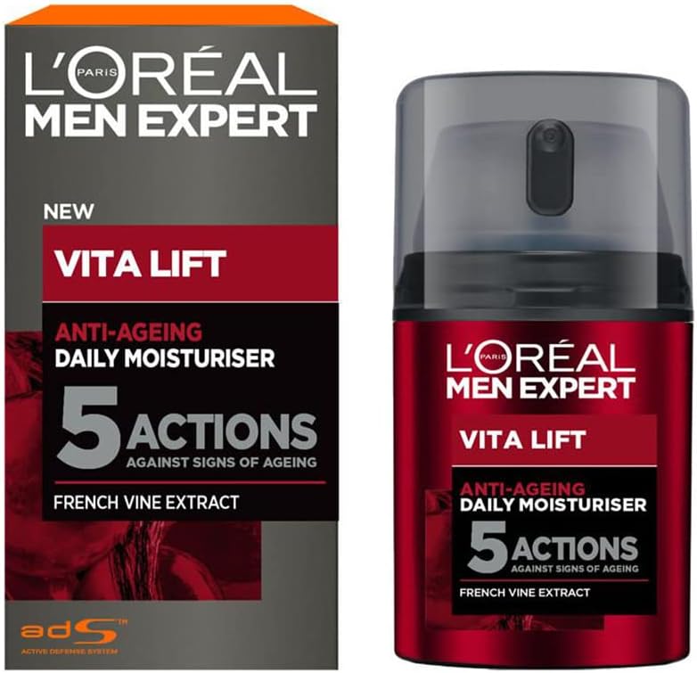 L'Oréal Men Expert Vita Lift 5 Anti-Ageing Moisturiser Pro-Retinol Peppermint