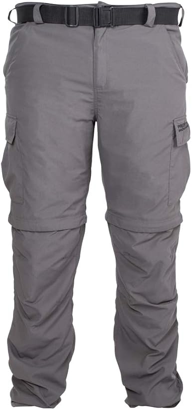 black zip off cargo pants