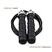 JKMEOO Speed Jump Rope, Professional Rapid Ball Bearings Rope Skipping with Adjustable Cable for Cardio Workout, Fitness Training & Skipping Exercise with Free Carry Case & Spare Screw kit (black)