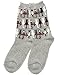 K. Bell Cat Tails Gray Socks: Feline Lovers Apparel (Women's Shoe Sizes 4-10)