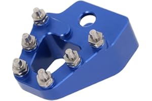 NACORE Motorcycle Rear Brake Lever Tip Step Plate Foot Brake Pedal Tip for TTR125 00-03 TTR125E 03-09 TTR125L 00-08 TTR225 2003 TTR230 05-20 TTR250 99-06 XT250 08-20 Dirt Bike Blue