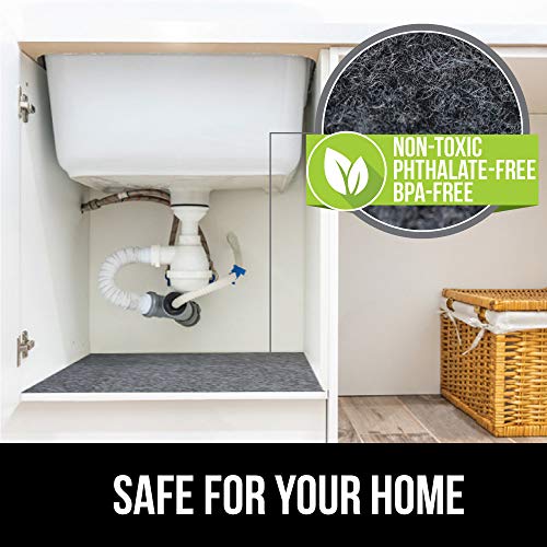 Gorilla Grip Original Premium Under Sink Mat Liner, 24x60 Inch, Non