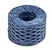 Raffia Ribbon - Paper Ribbon, Natural Raffia Twine String Ribbon for Craft, Packing, Wrapping Gifts, Blue, 200-Yard