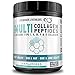 Multi-Collagen Peptides Protein Powder - Type I, II, III, V & X - Pure Blend of Grass-fed Beef, Chicken, Eggshell, Wild Fish & Bone Broth - All 9 Essential Amino Acids - Unflavored (Unflavored, 16oz)