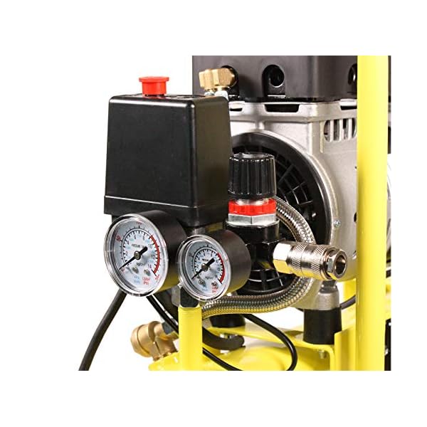 WELDINGER FlÃ¼ster Kompressor FK 65 pro 750 W 90 l Luftabgabe innenbeschichteter Tank 9 bar max. – Bild 5