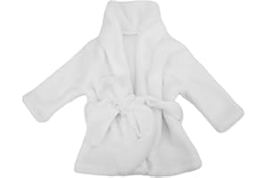 Baby Photography Bathrobe, Personalized Baby Bathrobe, Cute and Stylish for Kids Baby(White)