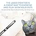 Spectre UPGRADED Laser Pointer 4 in 1 PDA Pen Ink Pen Training Toy For Cats Dogs Interactive Led Light Presenter BATTERIES INCLUDED