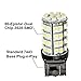 Partsam 2PCS 7440 7440NA 7443 7444NA 7505 992 W21W T20 White/Amber Switchback Dual Color High brightness 60-3528-Epistar-Dual Chip-SMD LED Car Turn Signal Light Bulbs