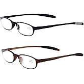 Mcoorn Glare Reduction Computer Blue Light Blocking Reading Glasses(Flexible and Lightweight) Plastic Portable Readers