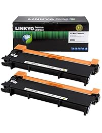 LINKYO - Cartucho de tóner compatible para Brother TN660 TN-660 TN630 (negro, alto rendimiento, 2 unidades)