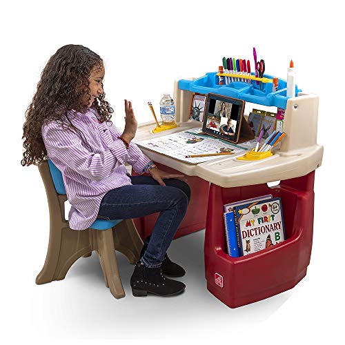 purple kids desk