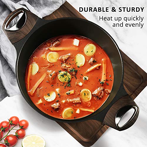 5 Sensarte+Nonstick+Casserole+Woodgrain+Compatible