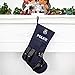 Beyond Your Thoughts New Police Christmas Stocking for Law Enforcement Officers, Tactical X-mas Embroidery Stockings Ornament for Family, Military-Inspired Decorations, Navy Theme 1 Pack