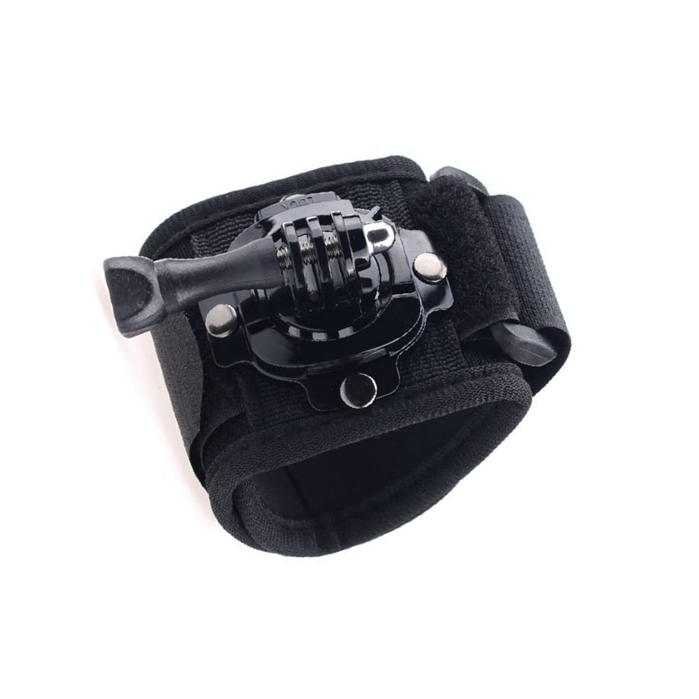 LBB＆ZQQ 1 PCS Camera Wrist Strap Mount Adjustable Hand Belt Band Holder 360 Degree Rotating Wrist Strap Bicycle Arm Strap Bracket for Gopro Accessories Hero 9/8/7/6/5/4