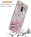 SPEVERT Galaxy S9 Case,Samsung Galaxy S9 Case,Marble Pattern Hybrid Hard Back Soft TPU Raised Edge Ultra-Thin Shock Absorption Slim Protective Cover Case for Samsung Galaxy S9 2018 - Pink