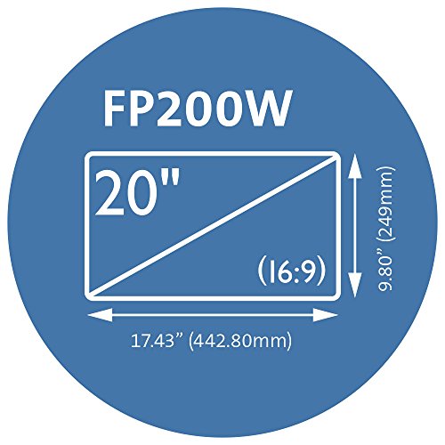Kensington FP200W Privacy Screen for 20-Inch 16:9 Aspect Ratio Widescreen Monitors (K55796WW)