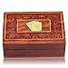 Unique Birthday Gift Ideas Handcrafted Classic Wooden Playing Card Holder Deck Box Storage Case Organizer with A Set of Premium Quality 'Ace' Playing Cards Anniversary Housewarming Gifts for Him Her