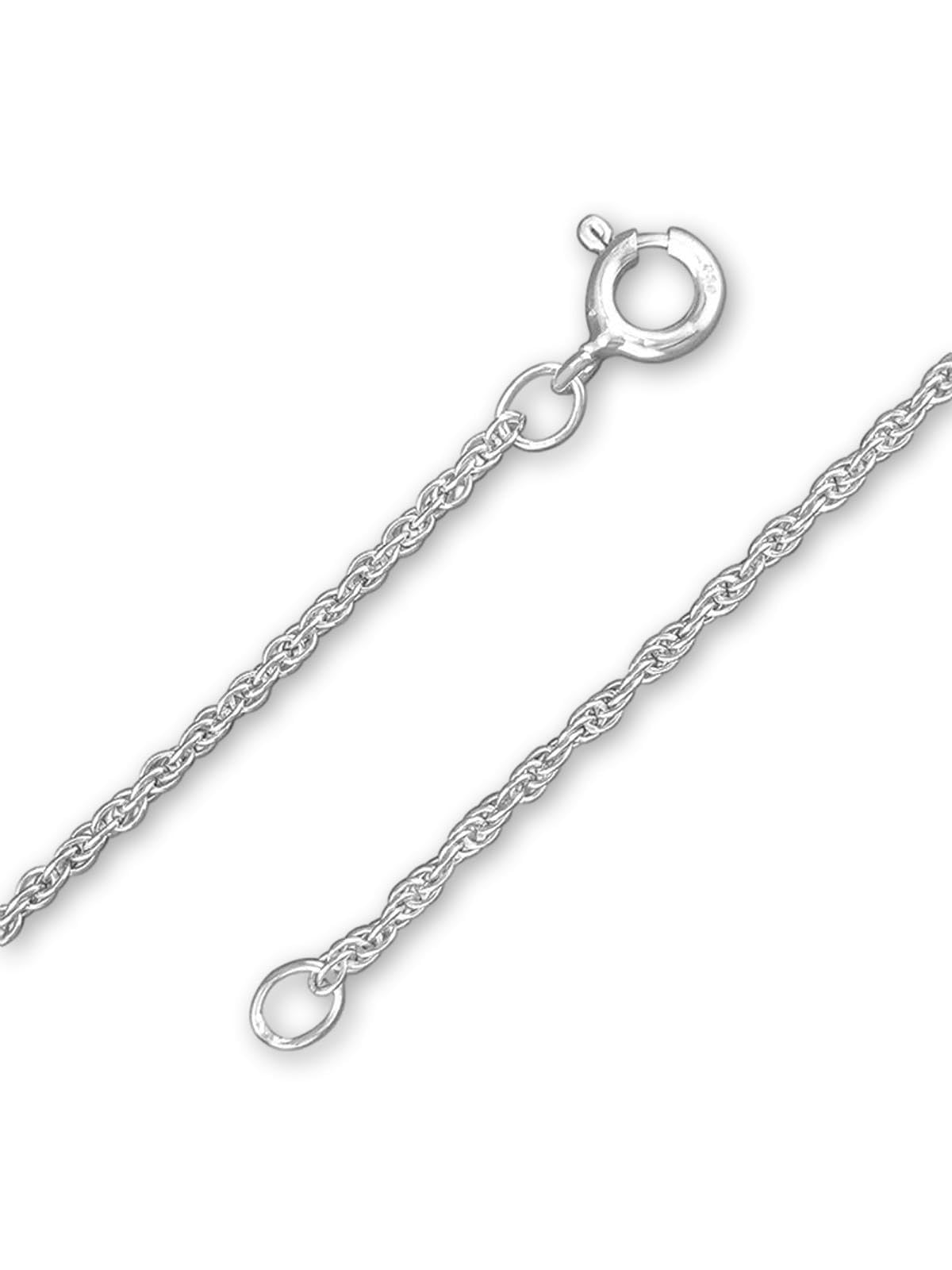Designer Inspirations Boutique Twisted Prince of Wales Chain Sterling Silver Bracelet for Women/Teenager/Girls - 925 Sterling Silver - 7.5" Inch/19 cm - Ideal Everyday Thin Bracelet