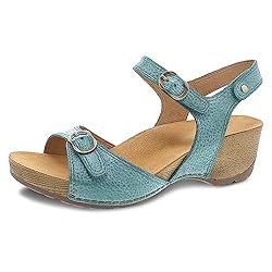 Dansko Women's Tricia Wedge Sandals, Lagoon, 11.5-12