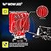 WFPOWER Magnetic Work Light, Magnet Base Mount Bracket, Cigarette Lighter Powered, LED Work Light, 27W Portable Flood Beam Lamp for Truck Tractor Trailer SUV Off-Road Emergency Repairs (Square Red)