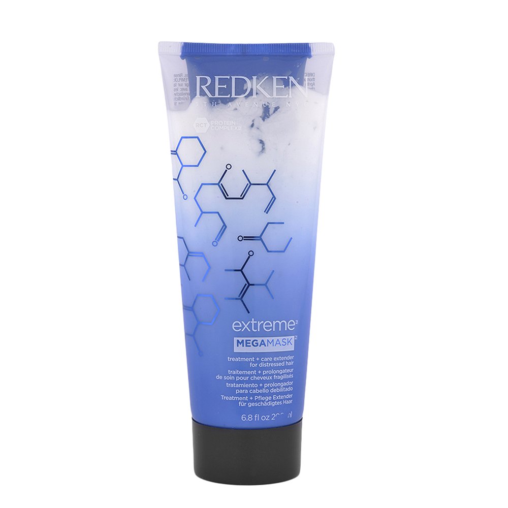 REDKEN Extreme Mega Mask | Hair Mask For Dry Damaged Hair | Fortifies & Strengthens Distressed Hair | Dual Formula 200 ml