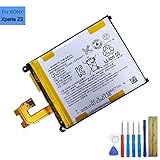 New Replacement Battery LIS1543ERPC Compatible with Sony Xperia Z2 Xperia Z2 D6503 Xperia Z2 D6508/D6543 Xperia L50 with Tools