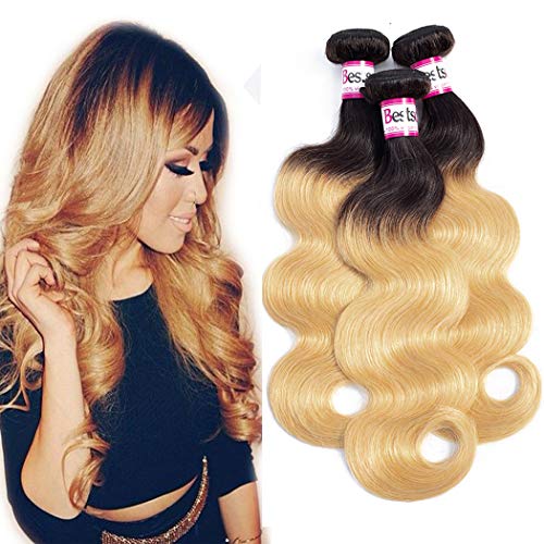 Bestsojoy 10a Brazilian Ombre Body Wave Hair Bundles 100 Human