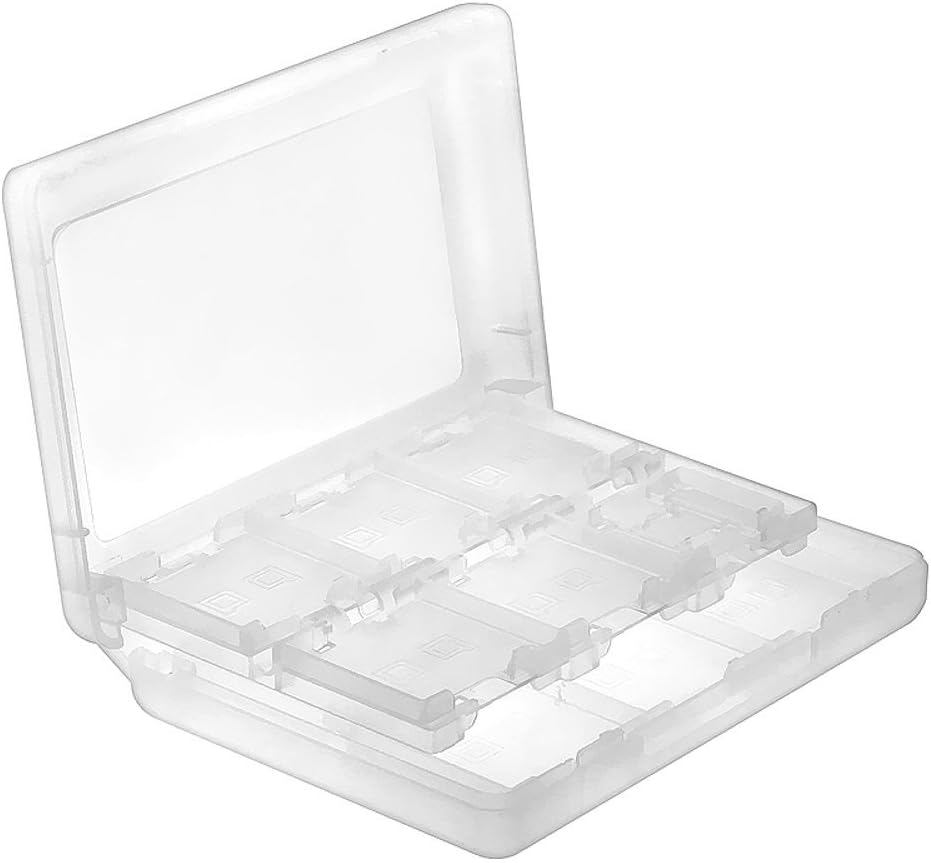 Insten 28-in-1 Game Holder Card Case Compatible with Nintendo NEW 3DS / NEW 3DS XL / NEW 3DS LL / 3DS LL / DSi / DSi XL / DSi LL / DS / DS Lite / NEW 2DS XL LL / 2DS Cartridge Storage Box, White: Computers & Accessories