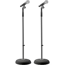 thumbnail image 2 of Pyle 2-Pack Heavy-Duty Tripod Boom Microphone Stands – Height Adjustable, Steel, Black 2 of 5