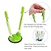 Baggy Rack Hands-Free Clip Food Storage Freezer Baggy Holder,Bag Holder for Plastic Bags Stand/Pack of 2 Green