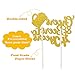 Cheers & Beers to 40 Years Gold Glitter Cake Topper for 40th Birthday Wedding Anniversary Party Decorations