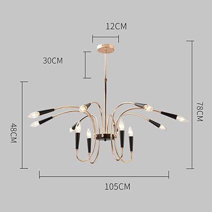 Yan Junau Post Modern Atmosphere Art Creative Restaurant Lamps