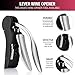 VINABON Wine Opener New Model 2019 - Lever Wine Opener Kit - Manual Wine Bottle Opener Set - Fast Rabbit Corkscrew Wine Openers - Easy Cork Screw Wine Set - Wine Cork Remover Tool - Ebook Wine Guide
