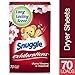 Snuggle Exhilarations Fabric Softener Sheets, Cherry Blossom & Rosewood, 70 Count