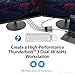 StarTech.com Dual 4K Monitor Mini Thunderbolt 3 Dock with HDMI - Mac & Windows Docking Station - Discontinued, Limited Stock, & Replaced by TB3DKM2HDL (TB3DKM2HD)