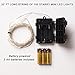 Bright Zeal 33' Long Warm White Copper Wire Bright LED String Lights Battery Operated with Timer - Warm White LED Battery String Lights Brown Wire Outdoor Waterproof - Window Curtain String Lights
