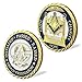 Gold Plated Master Mason Symbol Proud Freemason Challenge Coin…