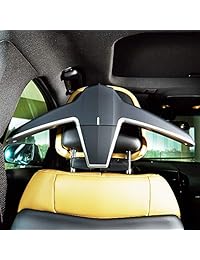 ENGYNC   Perchero de coche, asiento trasero automático, para reposacabezas, ropa para chaquetas, ganchos, accesorios de almacenamiento multiusos para coche